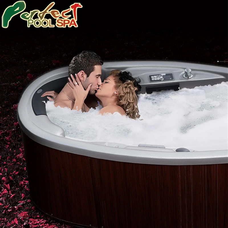 CE Hydrotherapy Two Person Outdoor Spa Bathtub Hot Tub