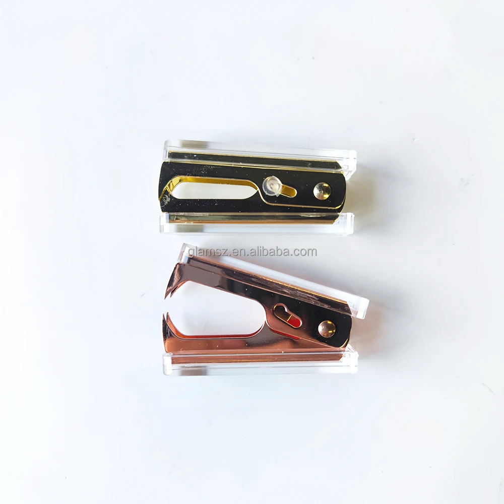 Офисные товары золотого розового цвета инструменты для удаления металла акриловый степлер