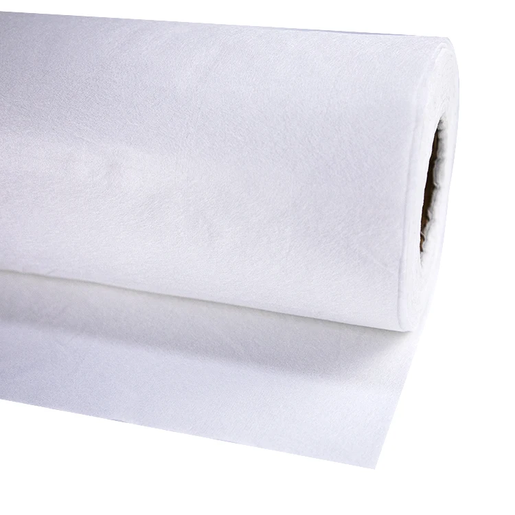 White spunlace  breathable soft lyocell fiber nonwoven fabric rolls micropore facial cloth roll