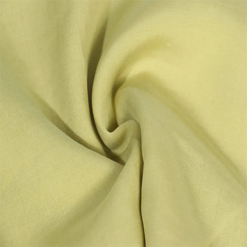 New Arrival 85% Tencel 15% Linen 88gsm Woven Solid Fabrics for Casual Shirts Dress