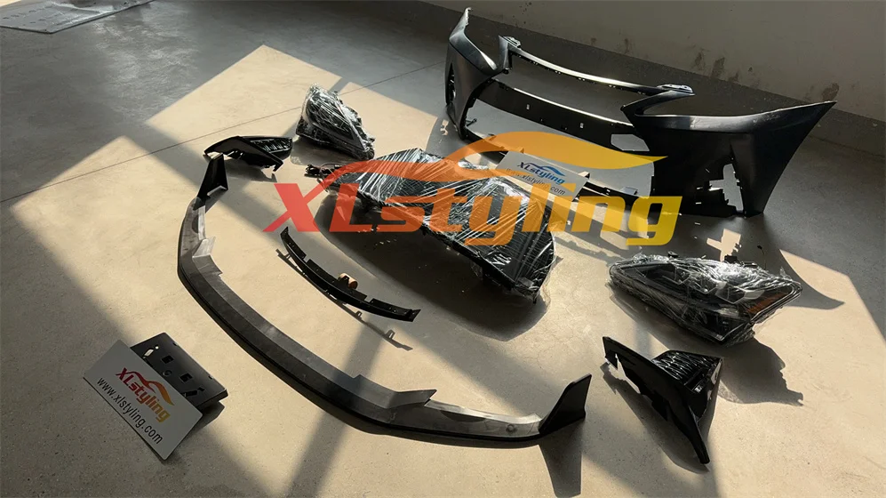 XLstyling Car Conversion Facelift Front Grill Bumper Headlights Bodykit For LEXUS 2009 IS250 upgrade Body kit