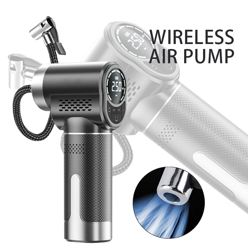 New Wireless Mini Car Tyre Electric Portable Air Pump Digital Car Air Compressor Tire Inflators