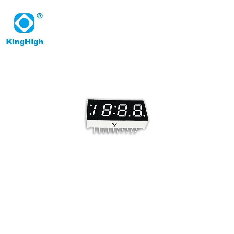 LED Display Car Clock Display White 0.33 Inch 18:88 Digital Clock Display Screen