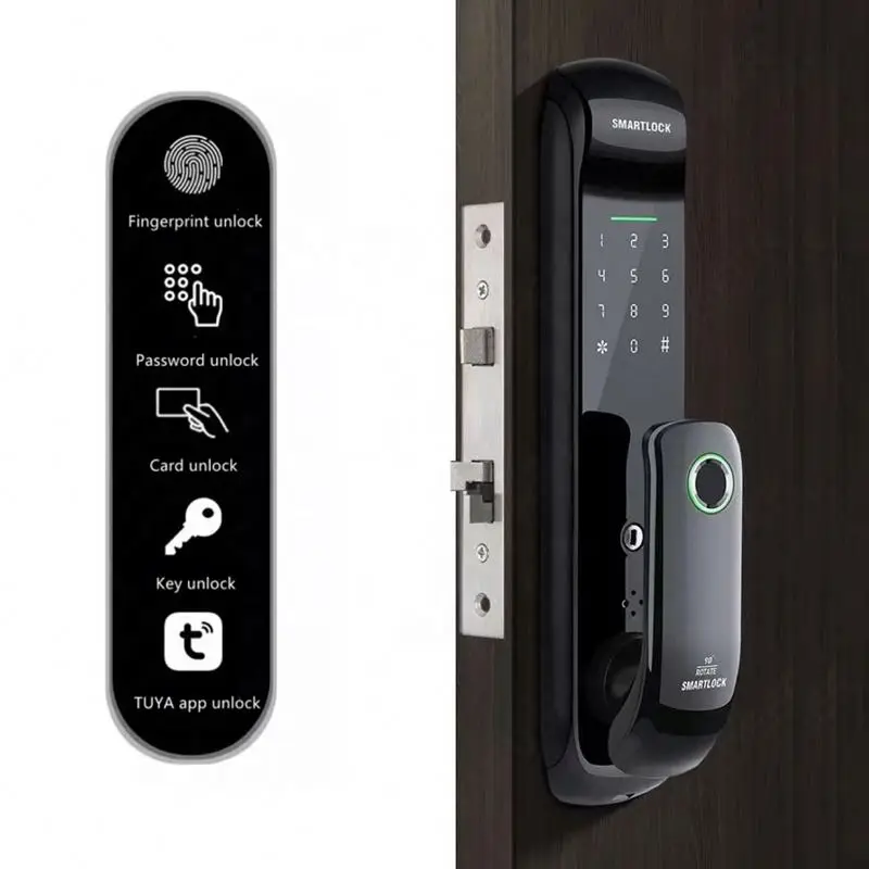 Factory Price intelligent biometric digital door locks smart biometric fingerprint door lock smart lock door fingerprint