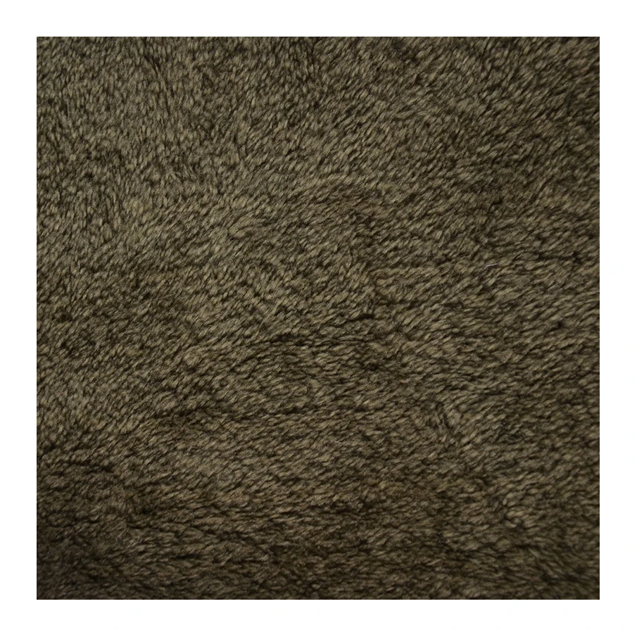 100% Polyester Knit Weft Faux Fur Fleece Sherpa Fabric For Bathrobe
