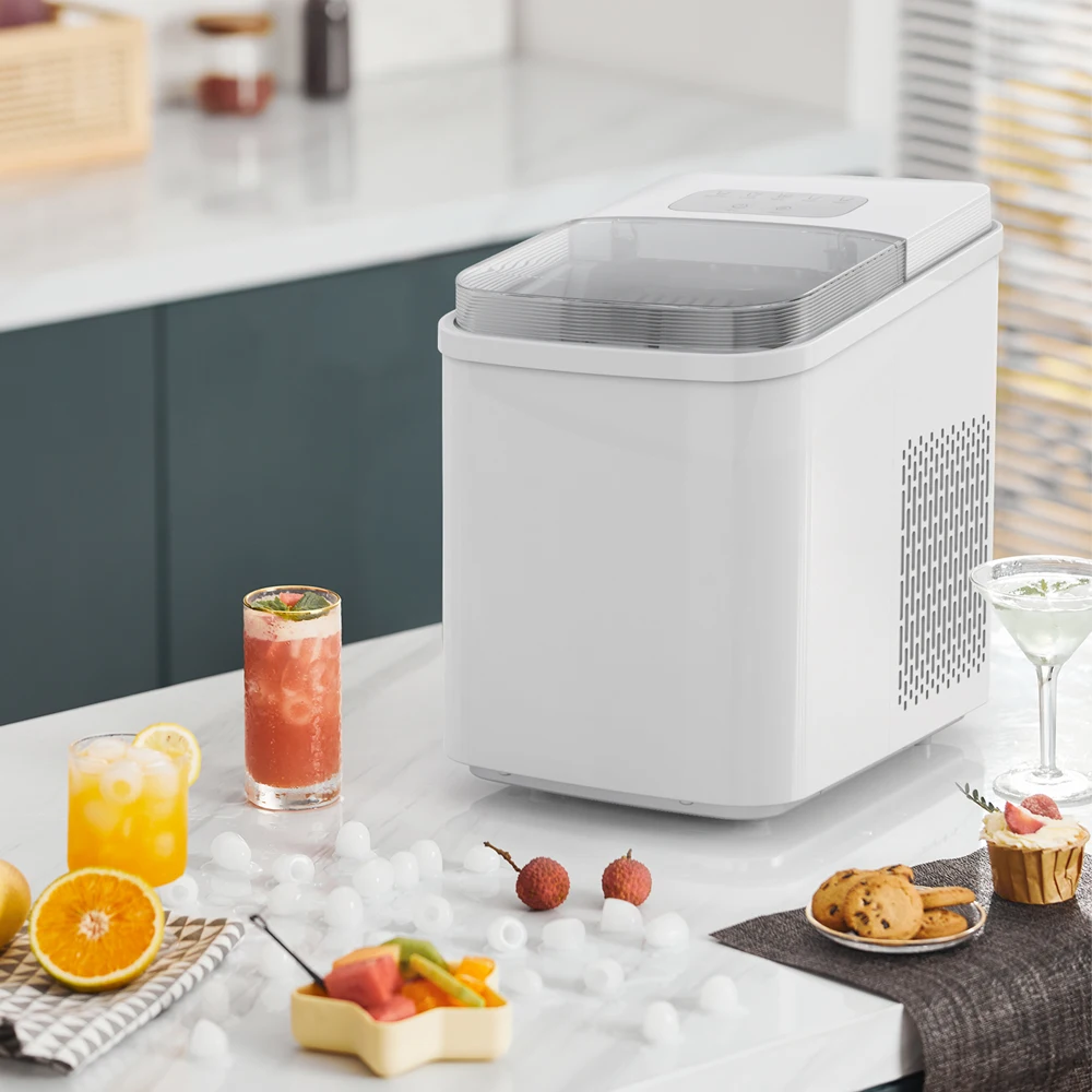 Mini Portable Ice Maker Kitchen Household Cube ABS Plastic Ice Maker For Milk Tea