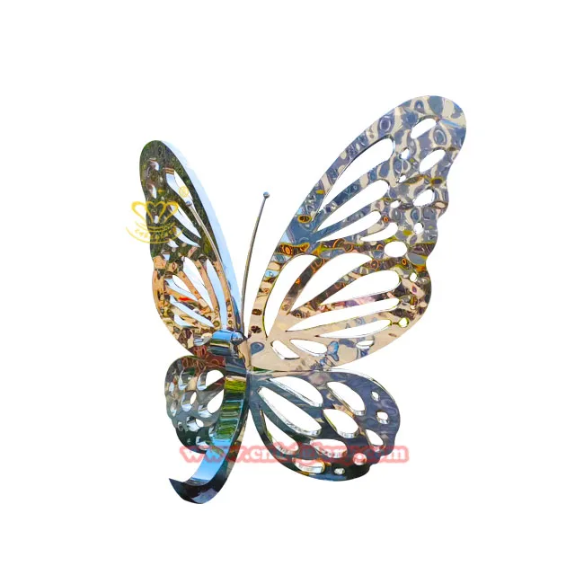Outdoor Landscape Design Public Decoration Art decor Beautiful Stainless Steel Feather Sculpture