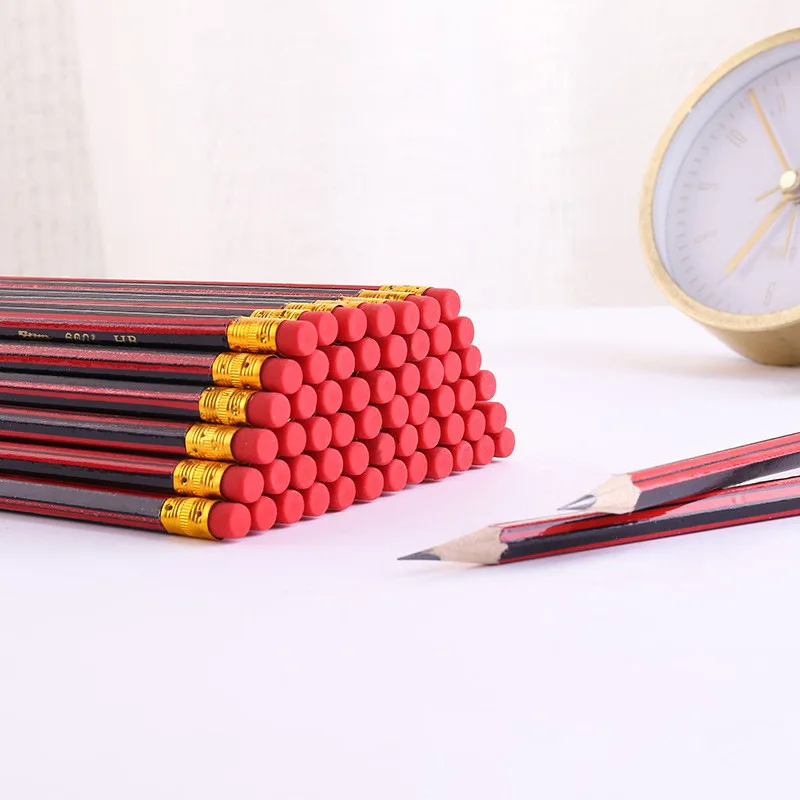 Oem Lapis Artesanal Standard Drawing Sketch Custom Logo Hb 2B Pencil Children Prize Study Stationery