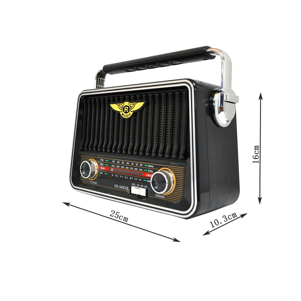 Eletree Portable mini Speaker Music Player Support TF Card USB Port Aux Audio player radio Recorder radio al quran