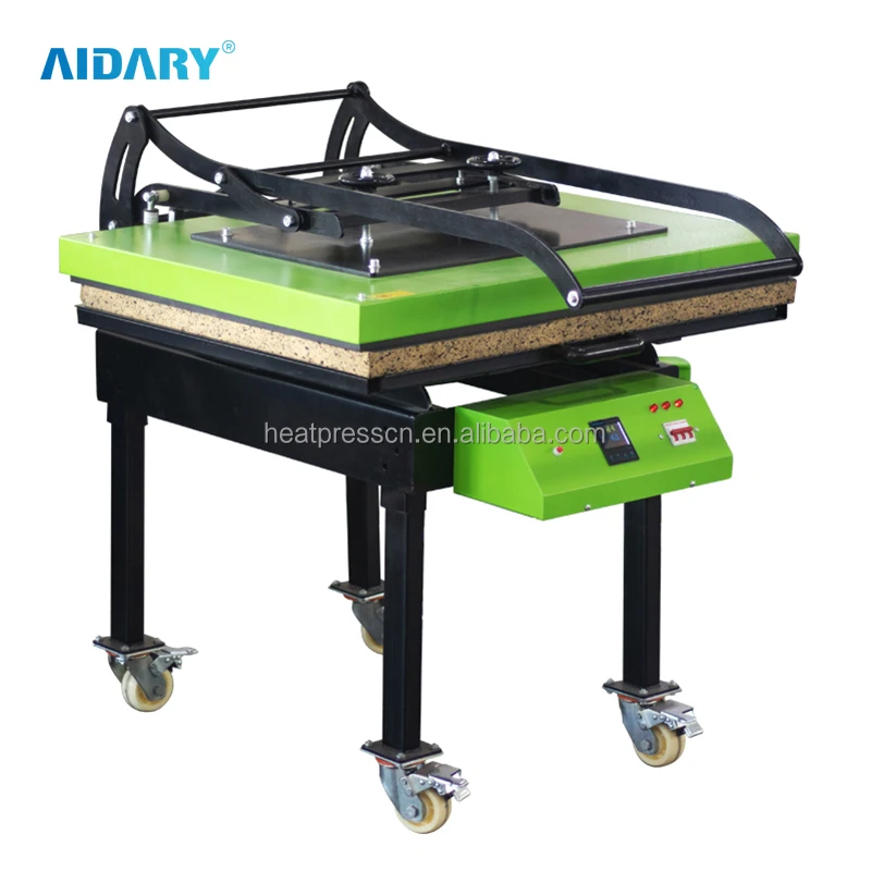 AIDARY 80cm X 100cm(31x39) Large Format Drawer Design Heat Press Machine CE Provided Flatbed Printer Digital Controller Manual