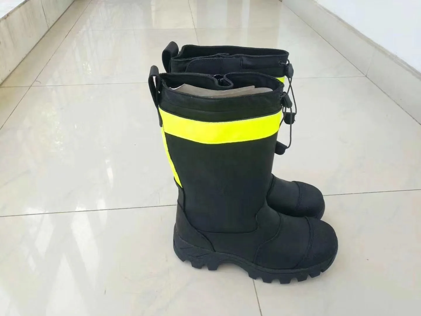EN certificated Fire Fighting Leather Boots