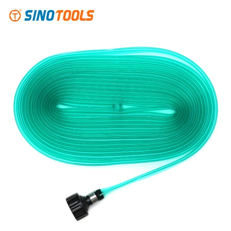 Garden soaker pvc lay flat irrigation hose with 1 connectors