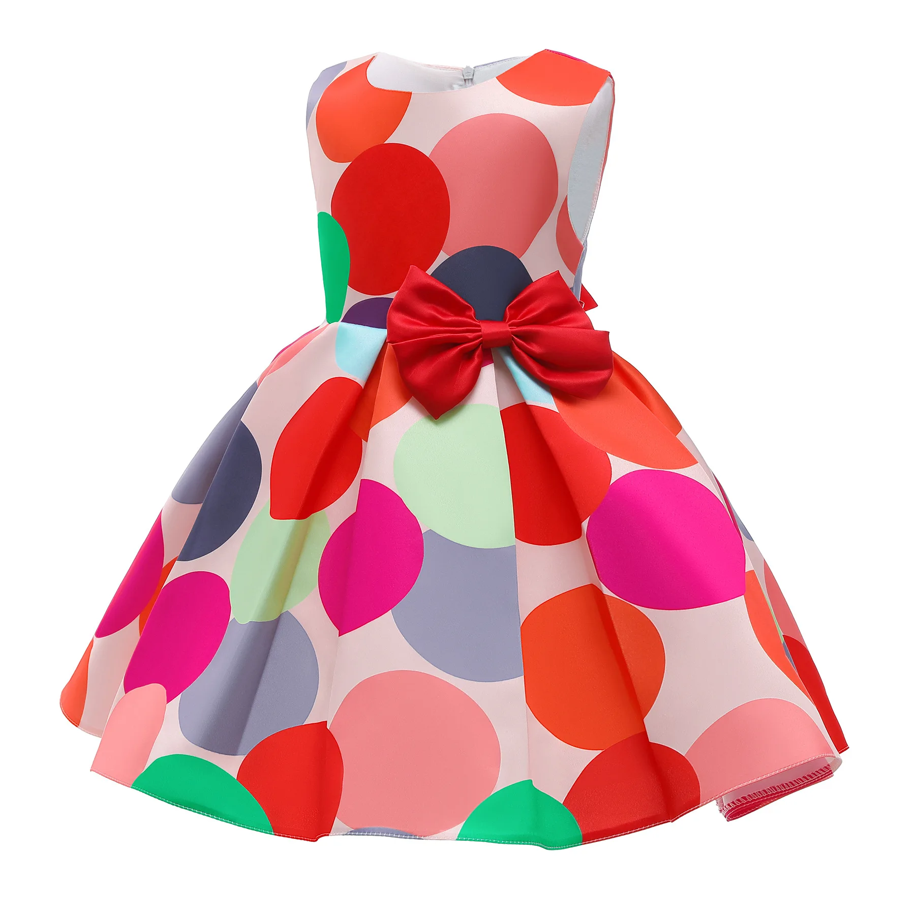 2021New puffy Flo wer Girl Dress Party Birthday wedding princess Toddler baby Girls Clothes Children Kids Girl Dresse to 13years
