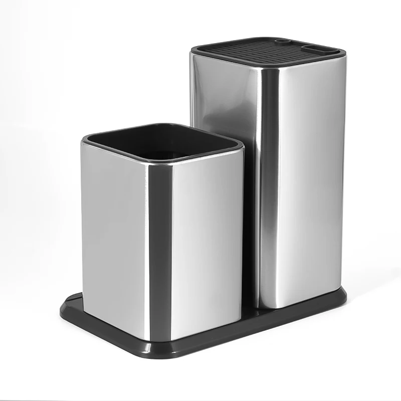 Универсальная Подставка для хранения посуды многофункциональный держатель ножей из нержавеющей стали блок кухонной