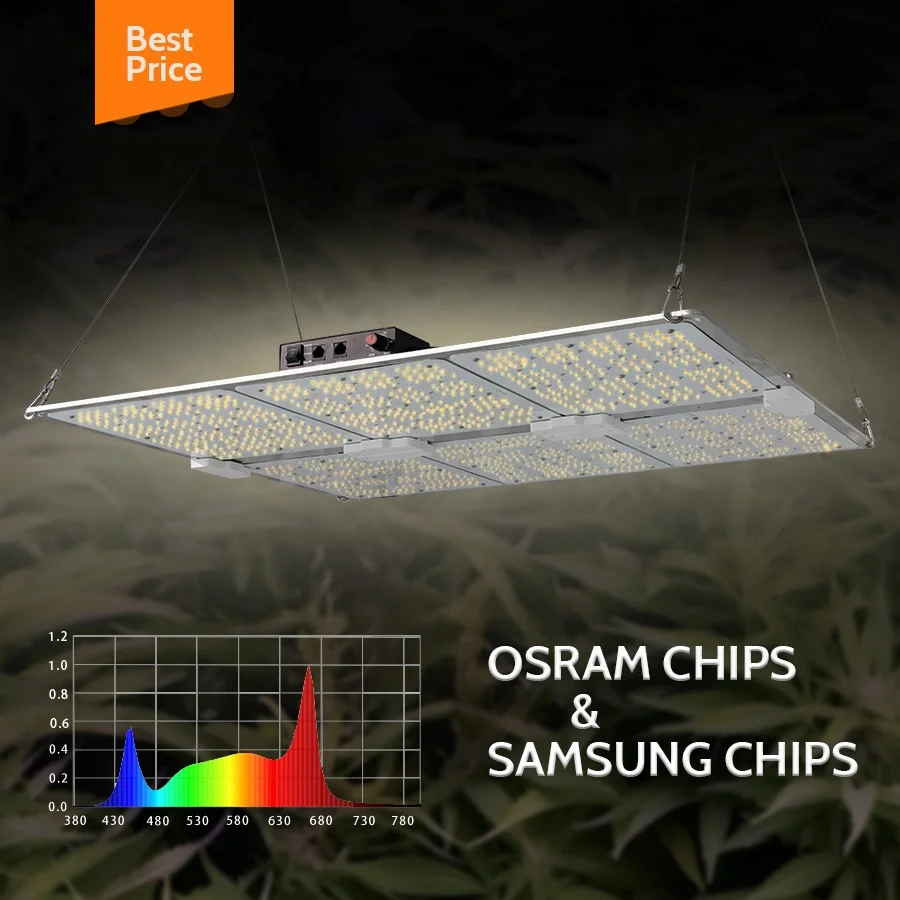 HLTOP04 светодиодный светильник полного цикла спектра 600 Вт Samsung lm281B lm301b lm301h с дальним красным 660 нм ИК УФ-плата