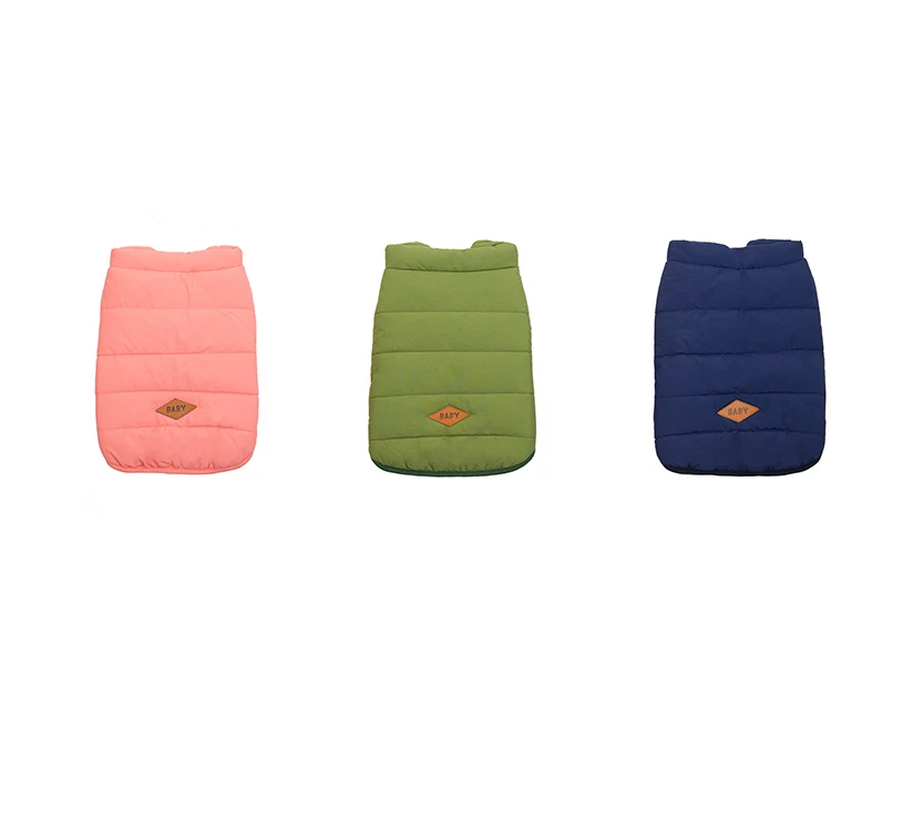 Amazon hot sell Pet clothes Small puppy dog/cat winter new model cotton vest  dog clothes