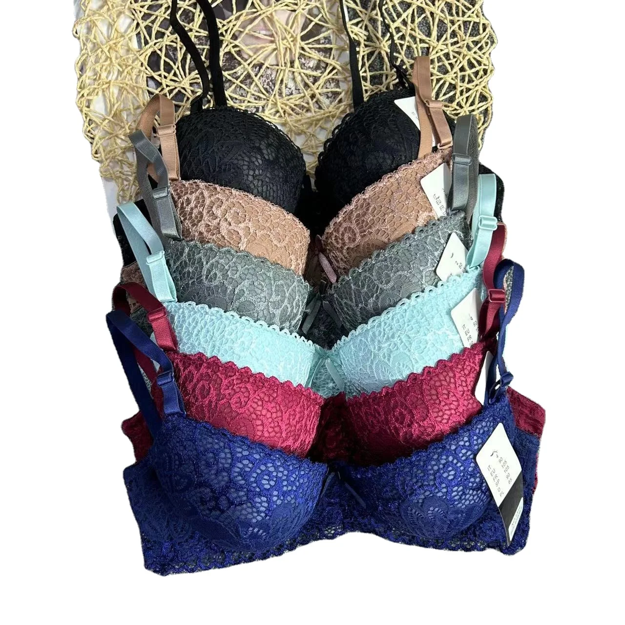 lace double push up wholesale bra underwire for women underwear Africa Egypt