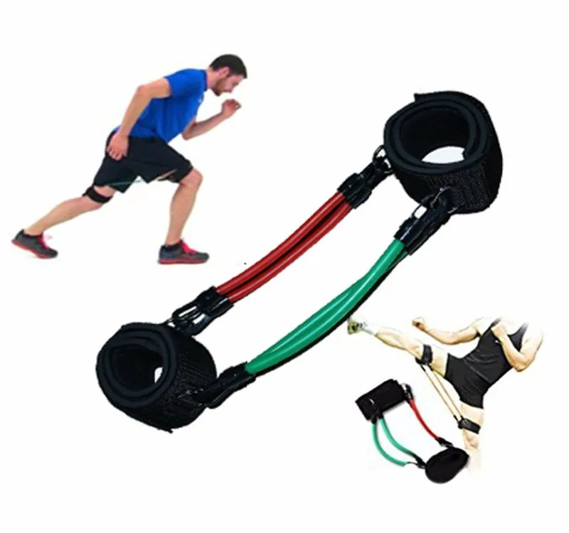 Wellsem Kinetic Speed Agility Training Leg Running Resistance Bands tubes Exercise For Athletes Football basketball players