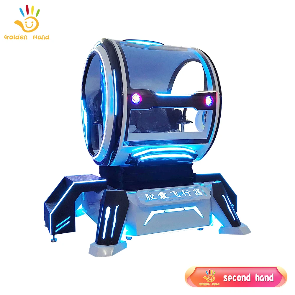 Used Virtual Reality Game Machine Airplane Cockpit Simulator 9d VR Flight VR Simulator