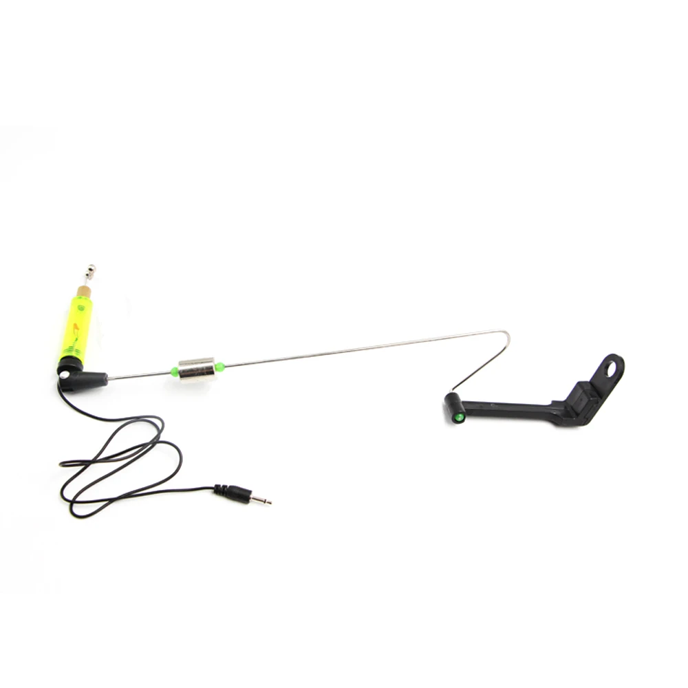 selco  Colors Mixed Fishing Alarms Bite Fishing Bite Alarm Set  red LED Illuminated Indicator Carp Bite Alarm Hanger Swinger