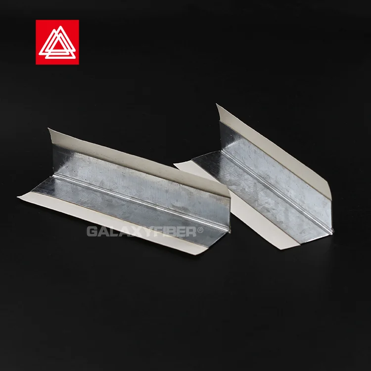 Paper faced metal corner bead installation