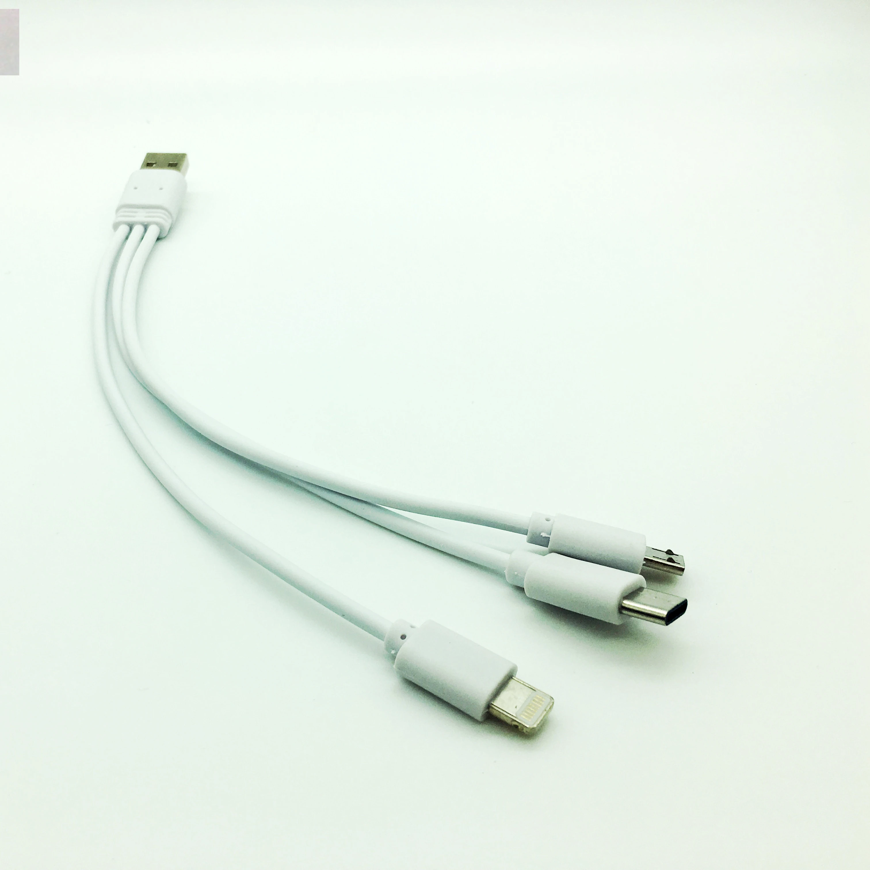  20 см Длина короткого Путешествия Power Bank 1A быстрое зарядное устройство с 8 Pin Type C Интерфейс Micro ПВХ USB