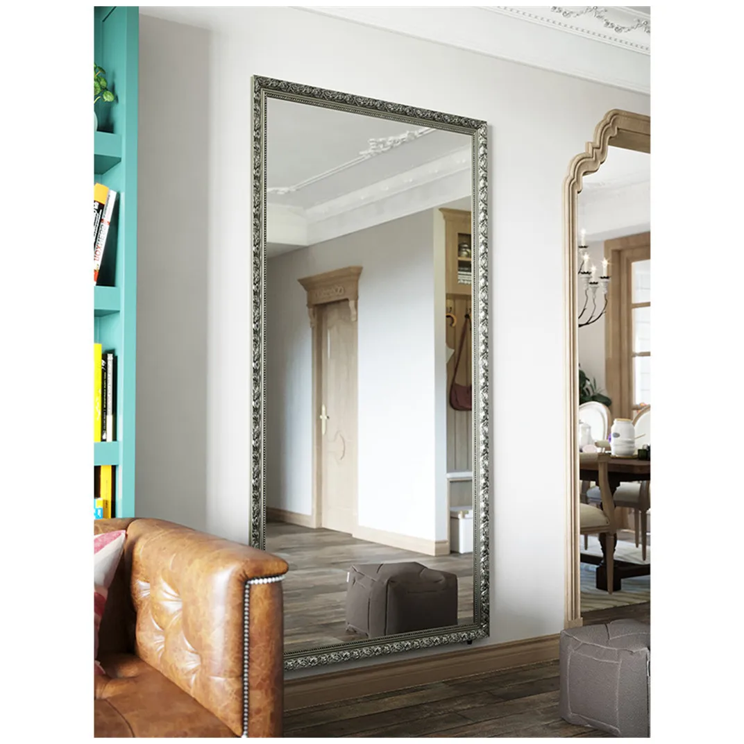 WINER M&G 5mm Wooden  Full-length Mirror Floor-to-ceiling Mirror Bedroom Dressing Mirror