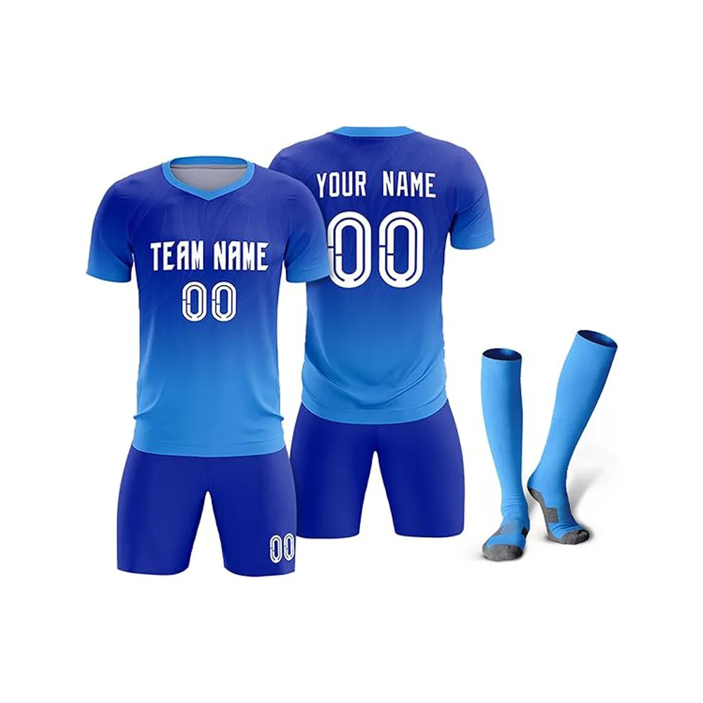 Customization Men Sublimation Team Training Sample Design College Football Wear Custom Training Sport Soccer Uniform
