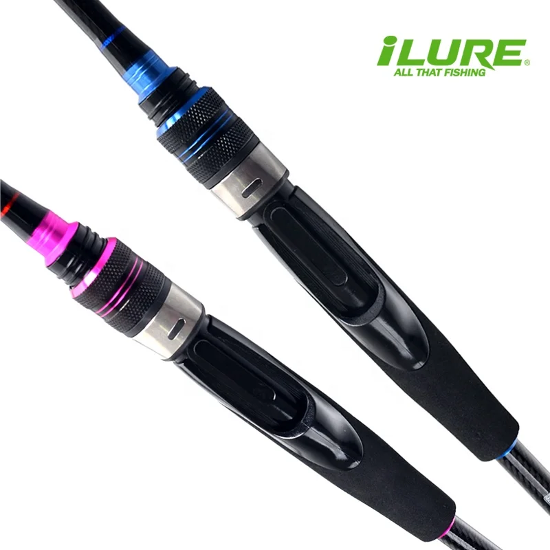ILURE Wholesale EVA Black Handle 195cm Saltwater ML Spinning rod Fishing Rod