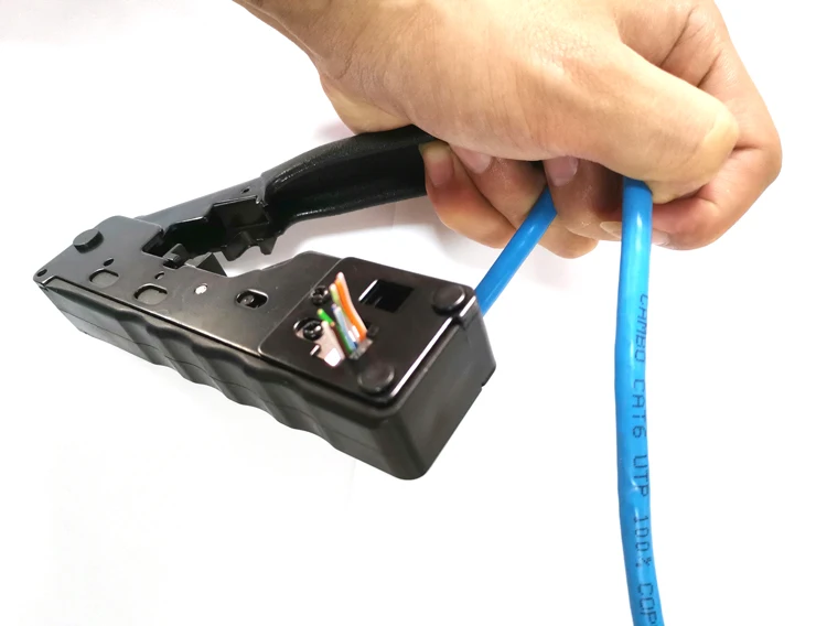 Сменный обжимной инструмент Ez Blade Cat7 ручной простой усовершенствованный rj45 упаковка в черную коробку RJ45 RJ11