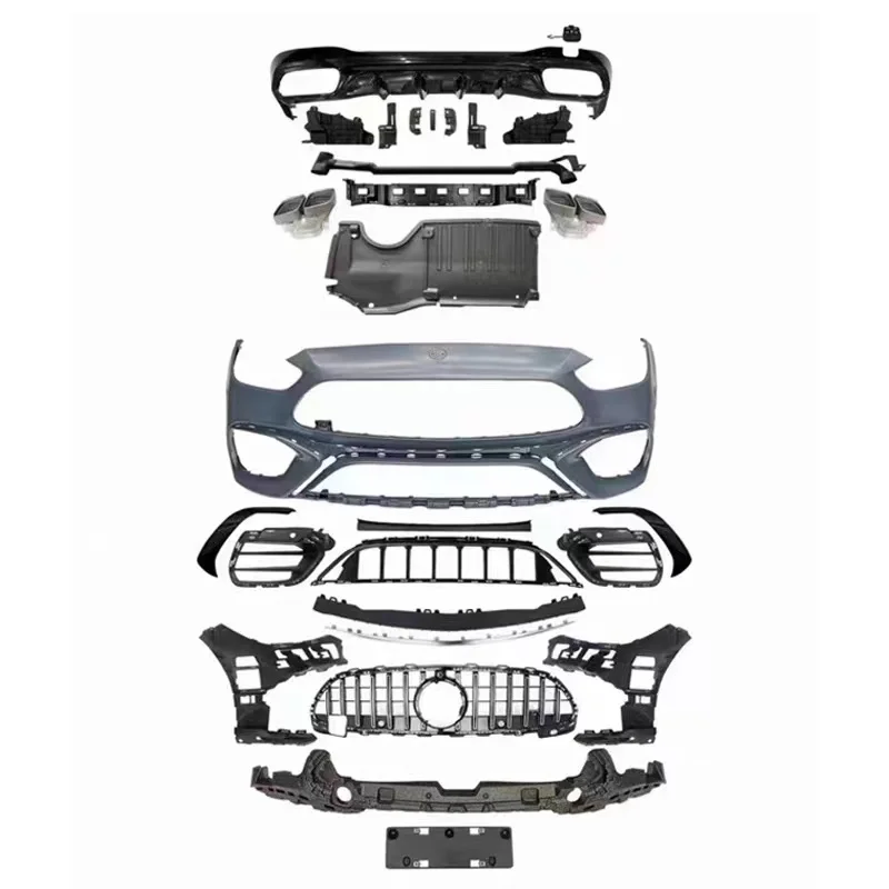 Mercedes Benz C-Class W206 modified C63 body kit bumper surround C63 front face kit export accessories