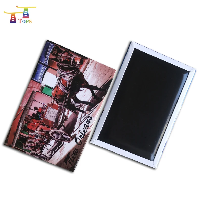 2024 China manufacturer tourist Dubai Chile cities country custom souvenir 3d metal tin plate fridge magnet