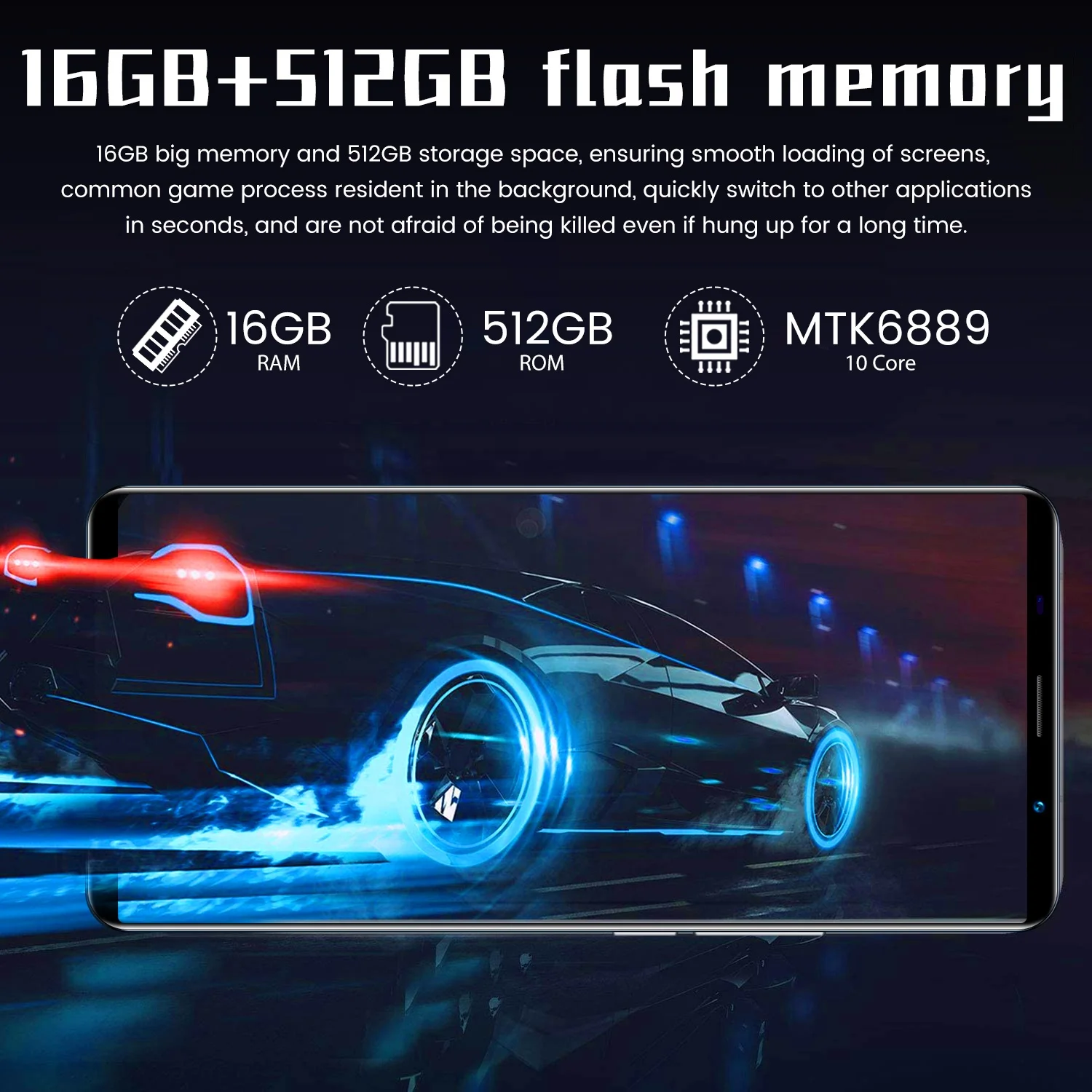 Android Smart Phone 13 Pro 7.8 inch Big H-D Screen 16GB+512GB Smartphone 5800mAh 3G 4G 5G Cellular Phone Dual SIM Mobile Phone