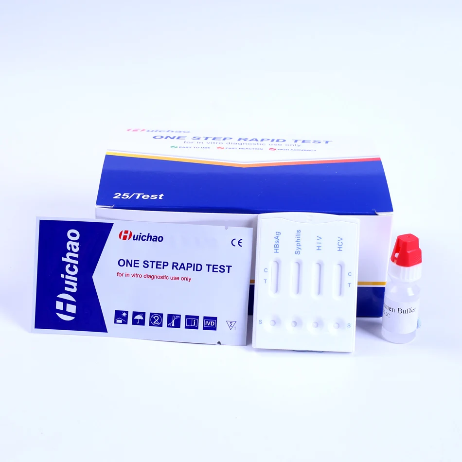 Домашний инструмент, набор для тестирования инфекционных заболеваний Hbsag, набор для быстрого тестирования ВИЧ, hcv, сифилиса