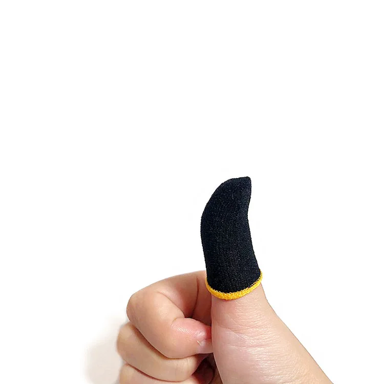 Hot !!!! New mobile game touch screen finger sleeve custom professional breathable sweat-proof gaming finger protective sleeve