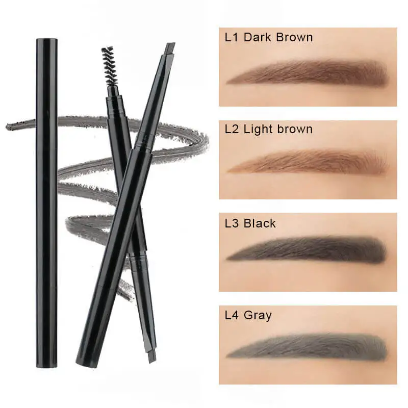 Long Lasting Eyebrow Slim Eyebrow Pen Natural Arch Brow Shaping Waterproof Soft Makeup Tools 4 Color Eyebrow Pencil