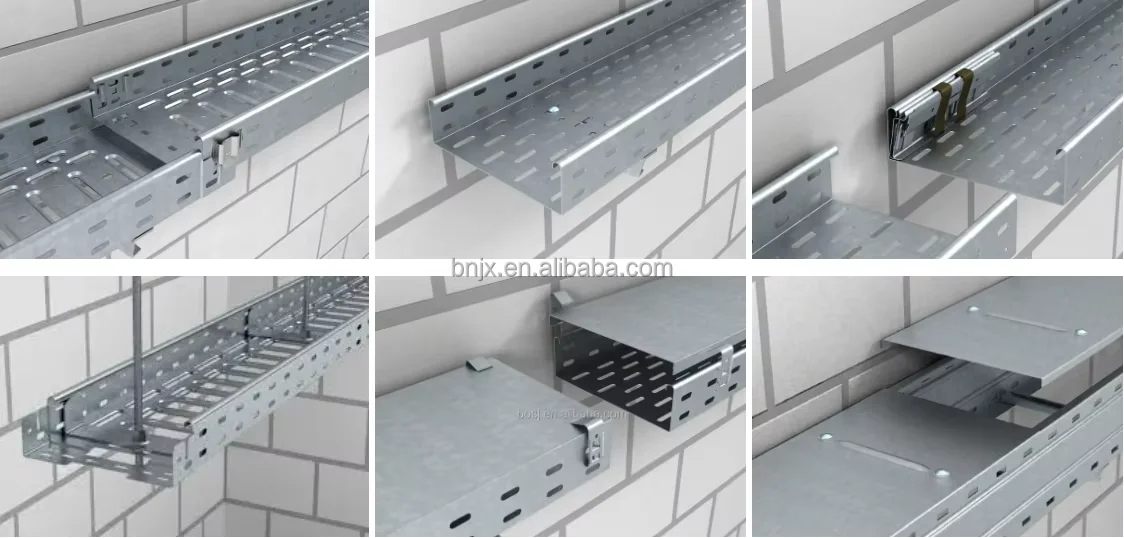 Fully Automatic Muti Sizes In One Pre galvanized Cable Tray Rolling Forming Cable Tray Making Machine