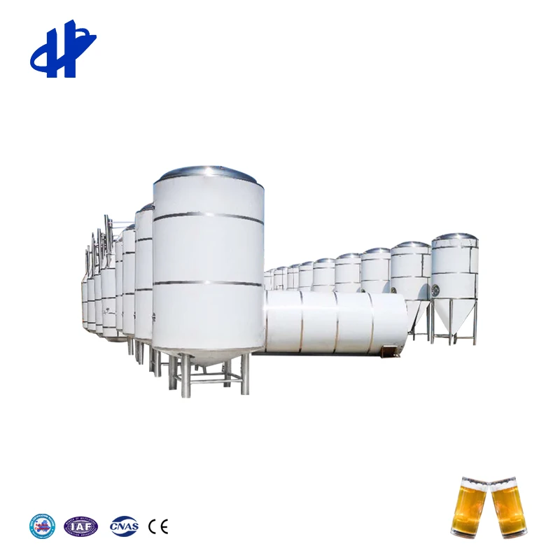 5000L conical fermenter  cooling jacket craft beer fermentation tank