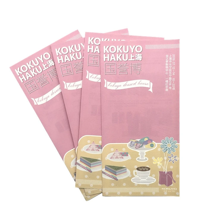 Fold Flyers Printing Top Quality Wholesale Full Color Custom Fold Flyer Leaflet Printing Service