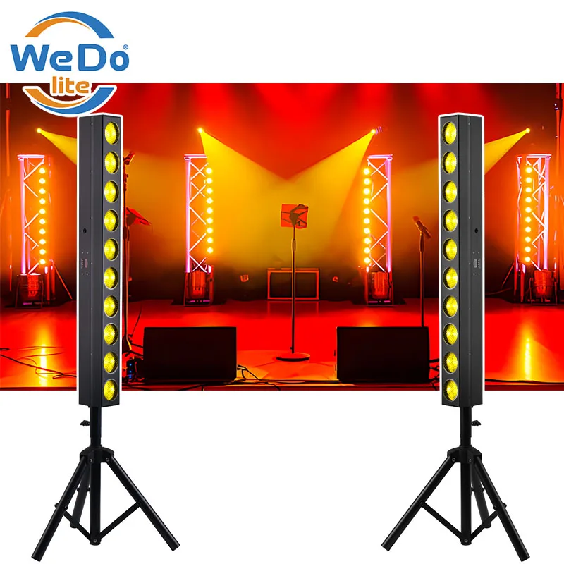 Stage Lights LED Warm White+Cold White Blinder Lights 10*24W DJ Disco Dmx LED Audience Blinder Light
