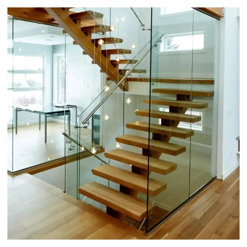 Customized Interior Stair Villa Decoration Elegant Fancy Wrought Aluminum Railing Stair