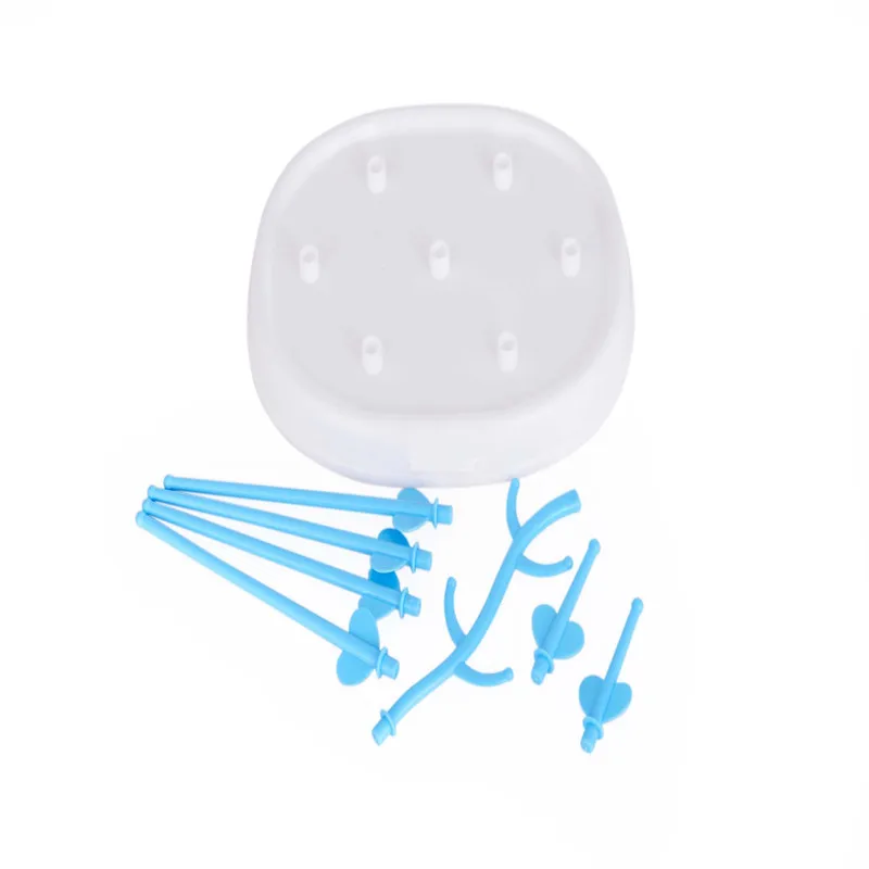 White box packaging without logo removable baby bottle drying rack