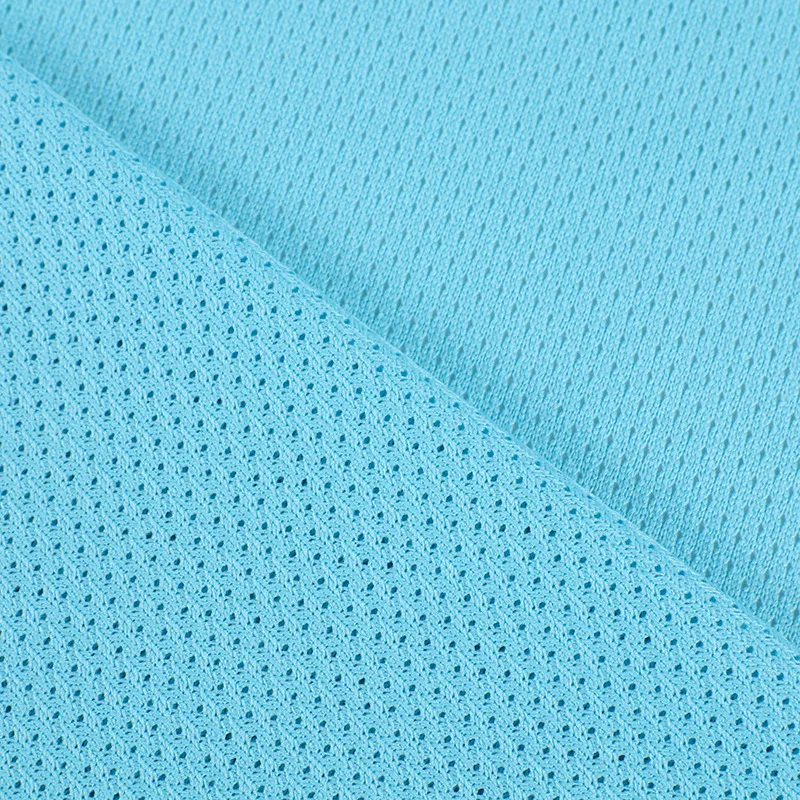 Дышащая вязаная спортивная сетка из полиэстера сетчатая ткань для подкладки куртки баскетбола футбола шорт