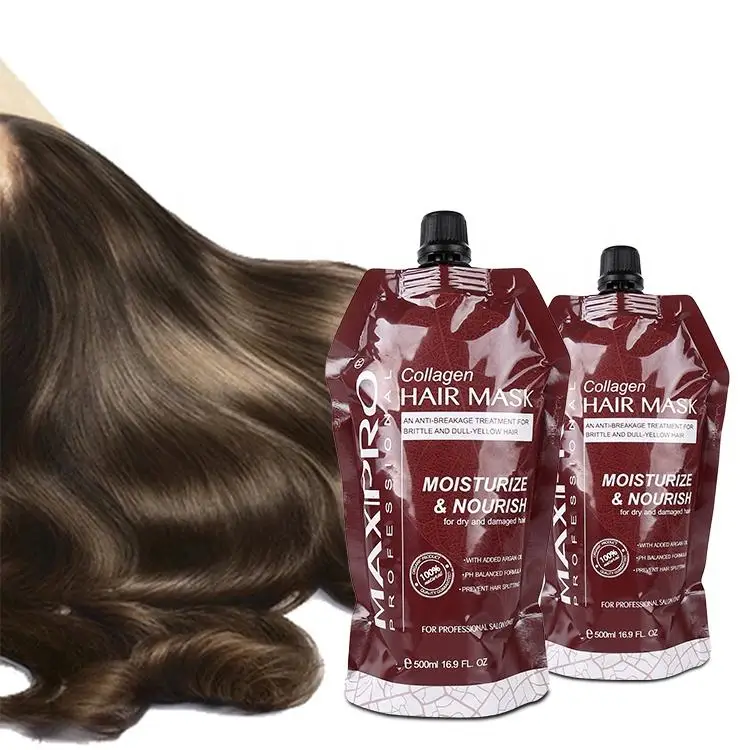 Smooth Silky Hair Care Soft And Smooth Collagen Hair Mask Professional For Salon Use Private Label