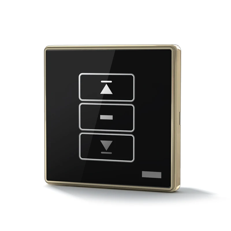 Aok Ac229-1 Smart Home Wireless Remote Control Single Route Wall Type Radio Receiver With Touch Screen Remote Switches