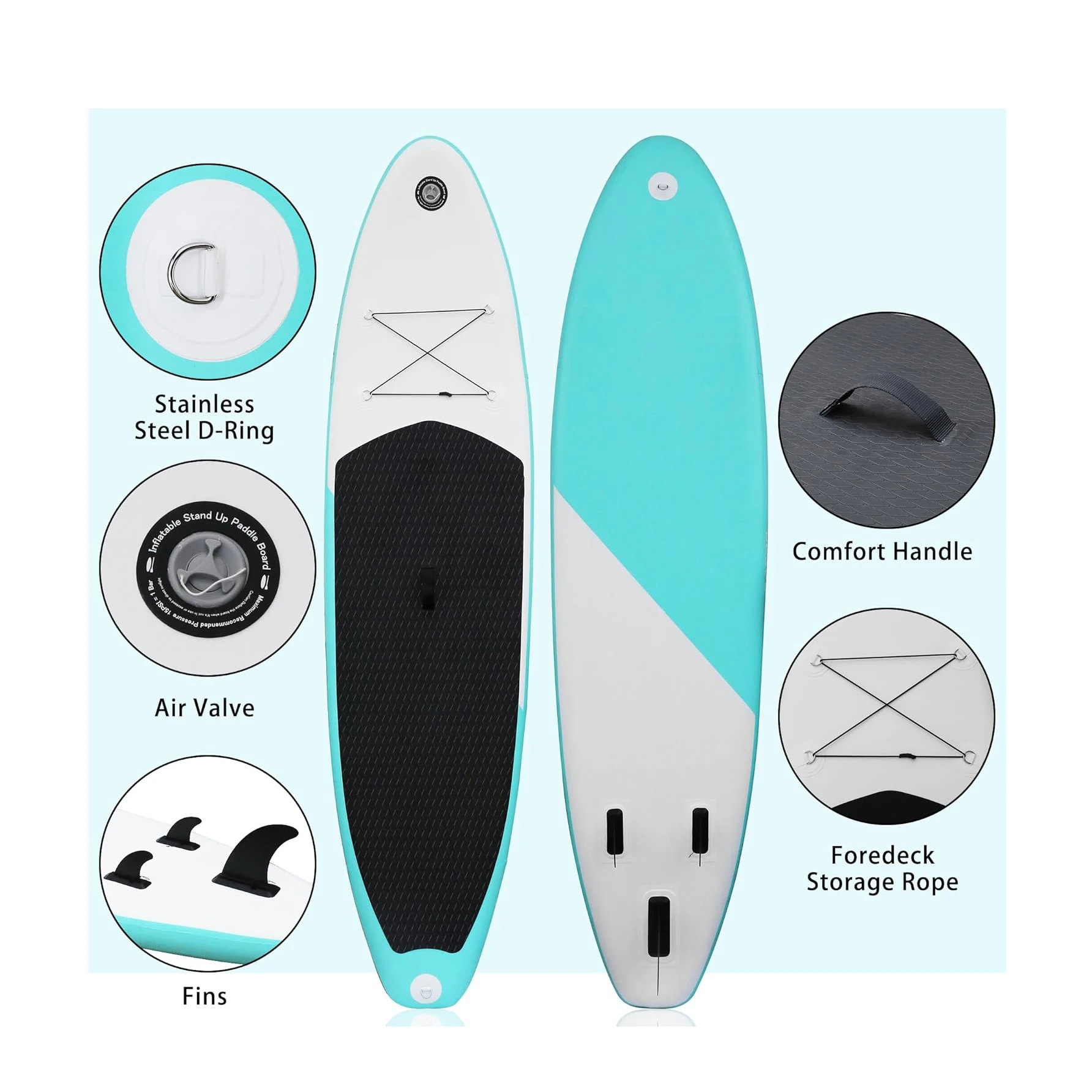 Inflatable Paddle Board Water Sports Surfing Stand Up inflatable Sup Board Thick Slip Resistant Waterplay Surf paddle Sup Board
