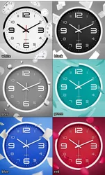 12 inch clock promotional glass decorative 3d wall clock