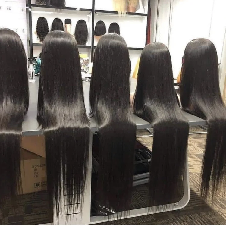 Cheap Wholesale Brazilian Straight 360 Full Lace Front Human Hair Wigs For Black Women Natural HD Transparent Lace Frontal Wigs