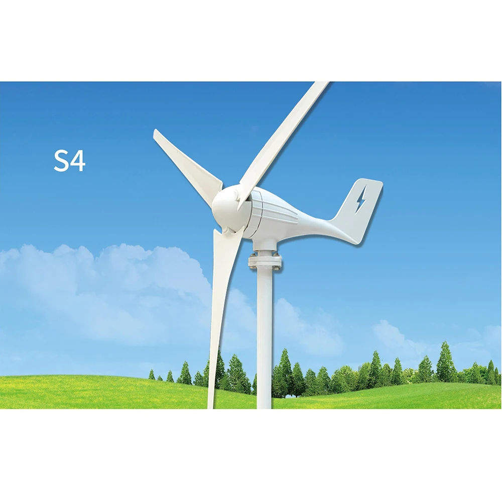 300W 12v/24v/48v Horizontal Wind Turbine/Wind Generator for Home Use