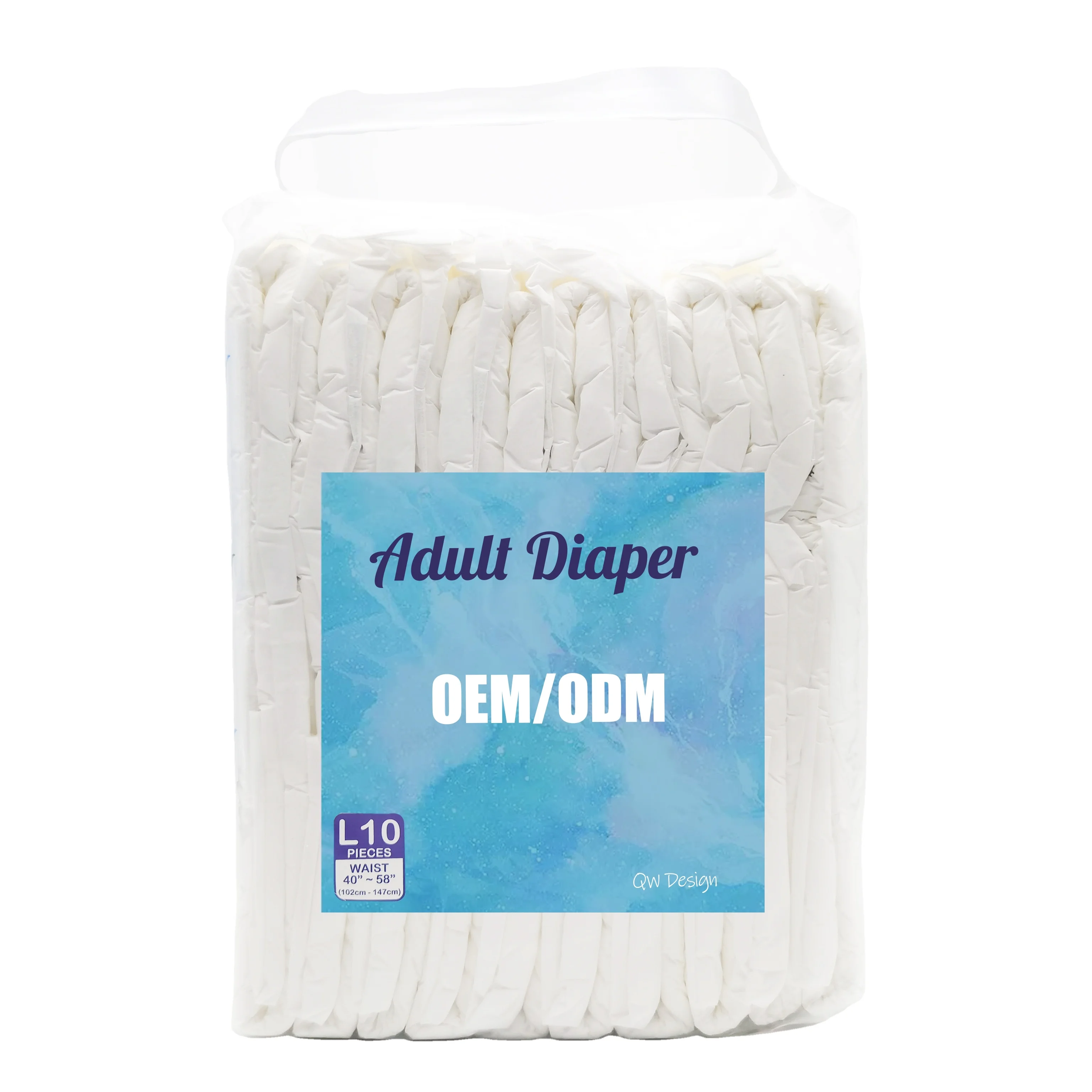 Factory Directly Selling Big Size Super Absorbent Ultra Thick Incontinence Diaper Adult Cheap Bulk Adult Diapers Disposable
